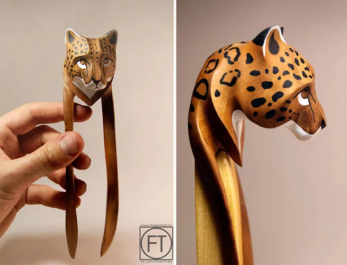 We Make Animal Hair Accessories From Wood