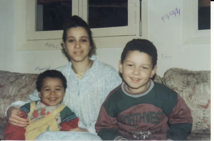 Me At Left, Mom And My Big Bro At The Right Back In 1993-94