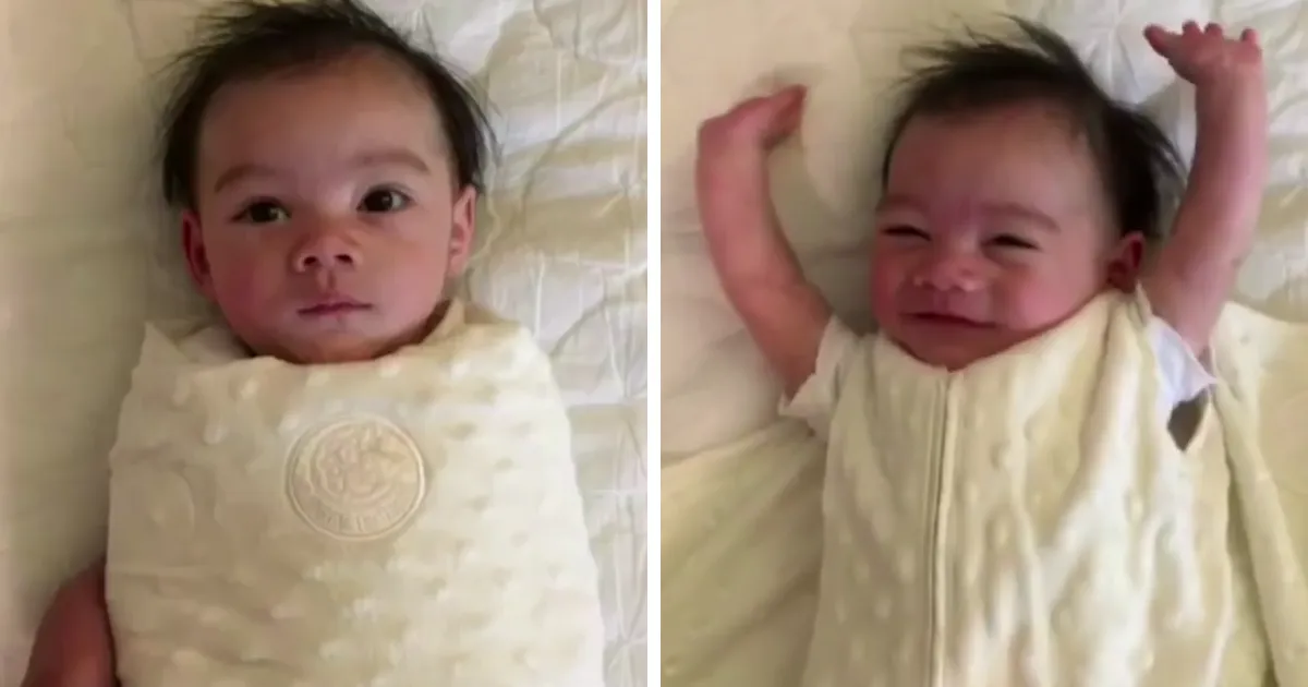 La adorable rutina matutina de este bebé se está volviendo viral