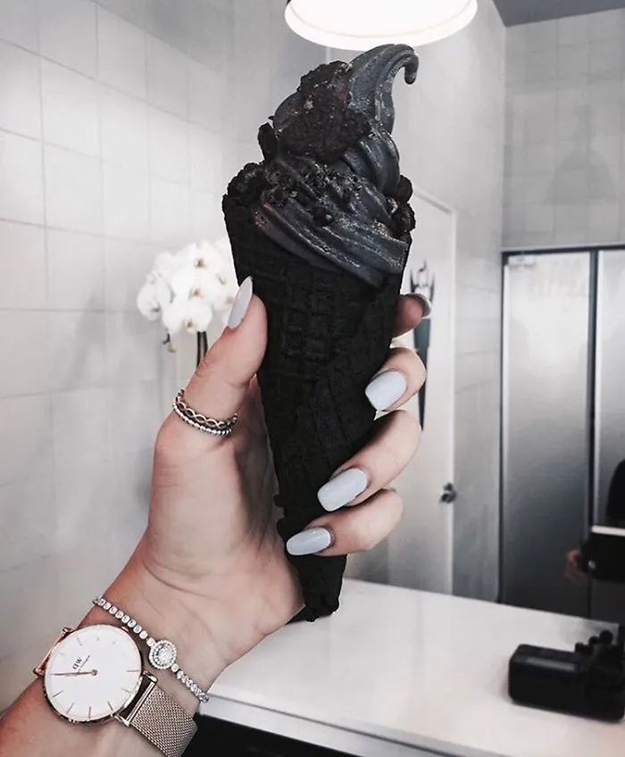 Finally, Black Ice-Cream Is A Thing And It Will Match Your Dark Soul
