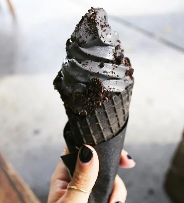 Finally, Black Ice-Cream Is A Thing And It Will Match Your Dark Soul