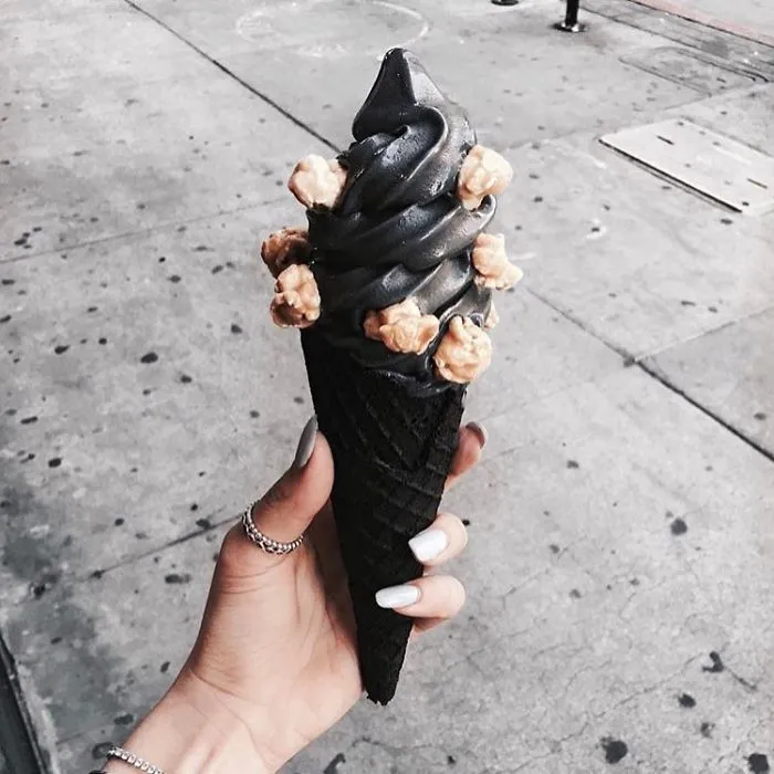 Finally, Black Ice-Cream Is A Thing And It Will Match Your Dark Soul
