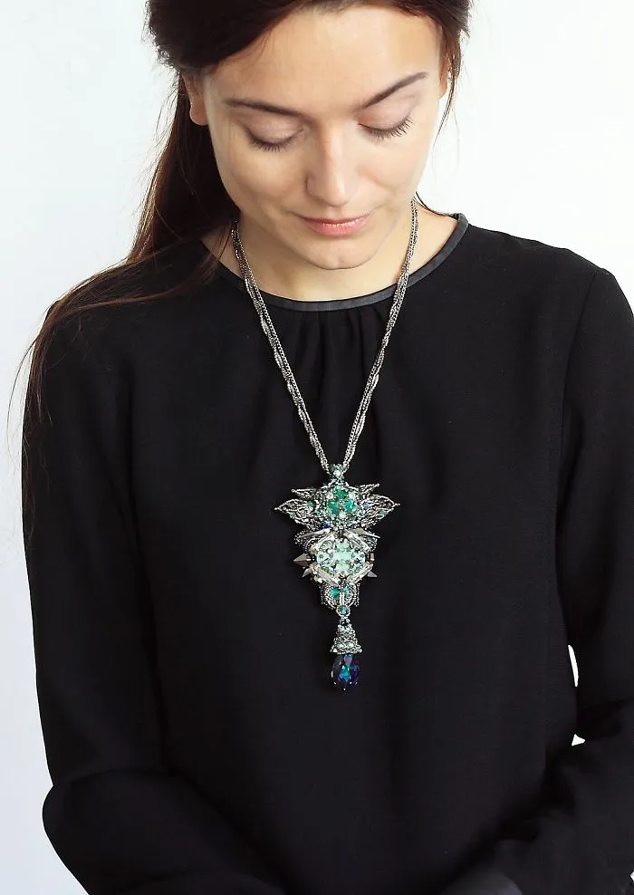 Gorgeous Seed Bead Webs: 25 Amazing Jewelries By Apollinariya Koprivnik
