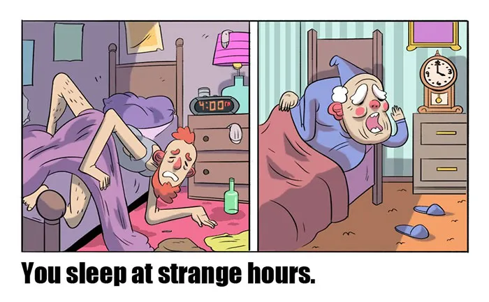 Why College Students And Old People Are Basically The Same Thing