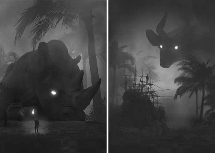 Polish Artist Illustrates His Fight Against Depression In Mysterious Dark Paintings