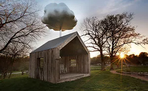 This Cloud House In Missouri Makes It Rain On Demand, When We Sit Inside