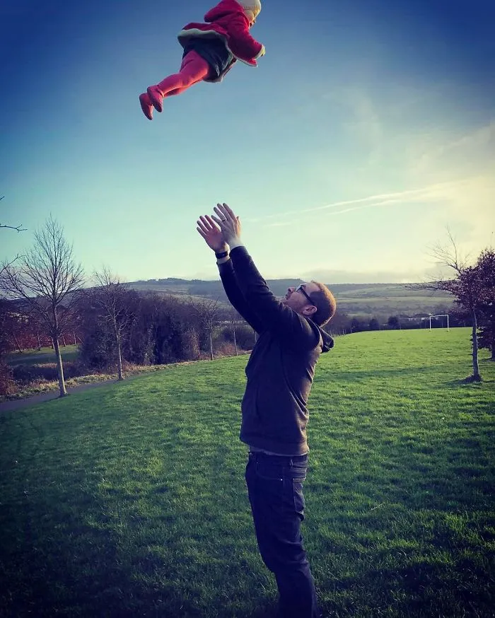 Dad's Photos Give Other Parents Heart Attacks, Until They Realize The Truth Behind Them