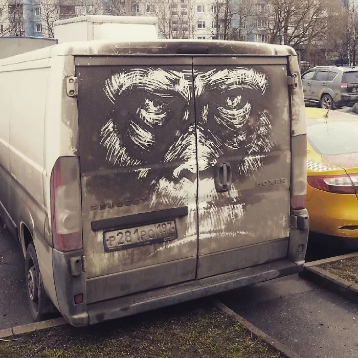 Dirty Car Owners Find Their Cars "Vandalized" With Amazing Drawings, And Your Car May Be Next!