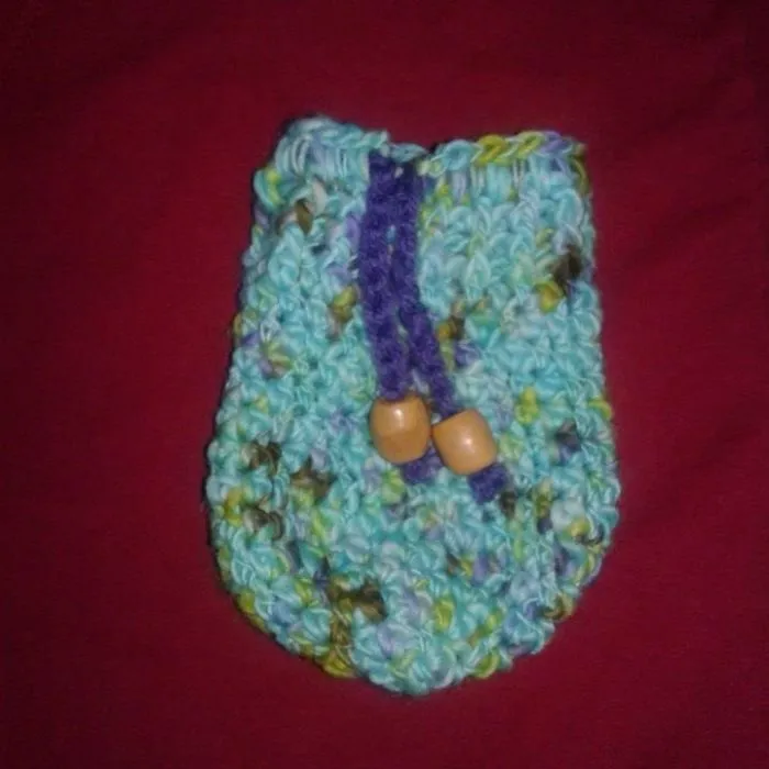 Crocheted Ear Bud Pouches  Great Easter Gift Idea!!
