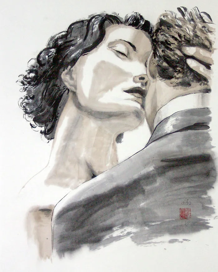 All Gentle Feelings In Japanese Techniques Paintings