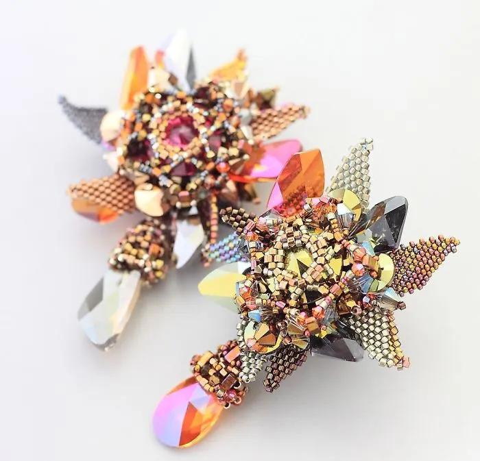 Gorgeous Seed Bead Webs: 25 Amazing Jewelries By Apollinariya Koprivnik