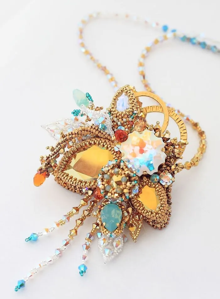 Gorgeous Seed Bead Webs: 25 Amazing Jewelries By Apollinariya Koprivnik