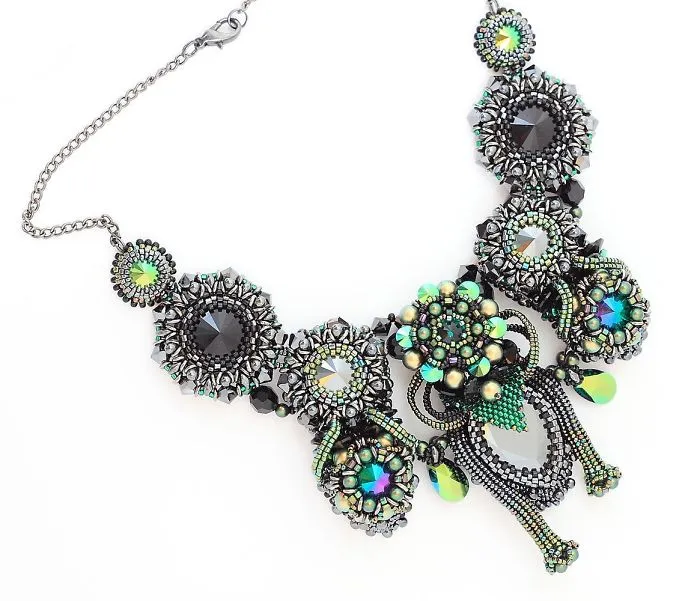 Gorgeous Seed Bead Webs: 25 Amazing Jewelries By Apollinariya Koprivnik