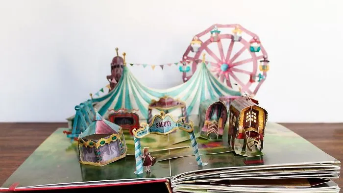 A Pop-Up Book Of A Vintage Circus