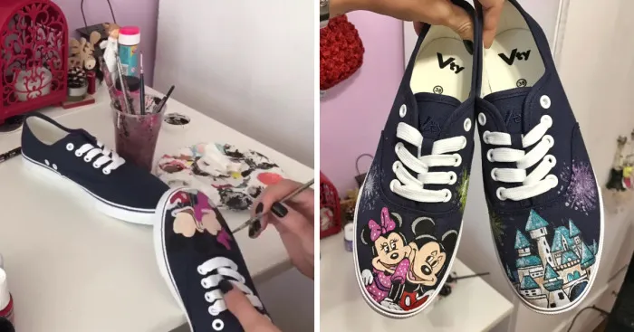 Painting On Some Sneakers