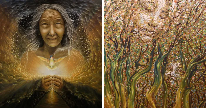 Visionary Paintings Turned Into Oniric Visual Journey