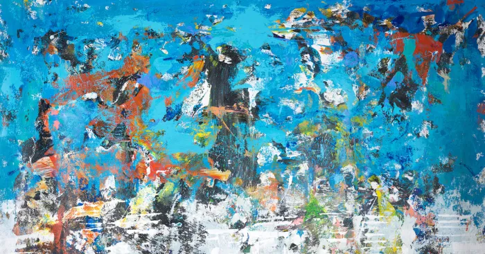 I Make Abstract Paintings With My Feet