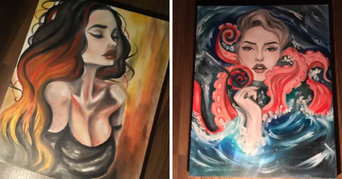 Georgian Artist Laiza Chaligava And Her Drawings