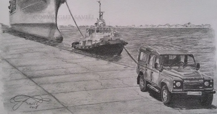 Drawing Land-Rovers Started Out As Just A Bit Of Fun, But Now, With Every Drawing, I Strive To Make Them More Detailed And Beautiful