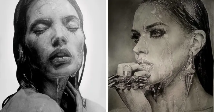 Realistic Drawings Bt Georgian Artist Mariam Tskhadaia