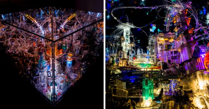 Recycled Future - Artwork From 25,000 Pieces Reminding Of The Vast Amount Of  Waste We Produce