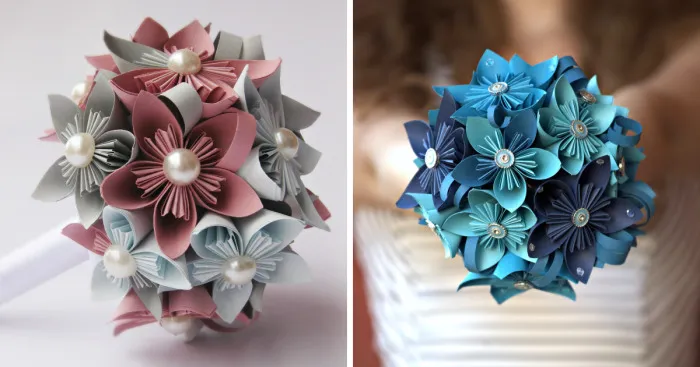I Create Paper Kusudama Bouquets For Weddings