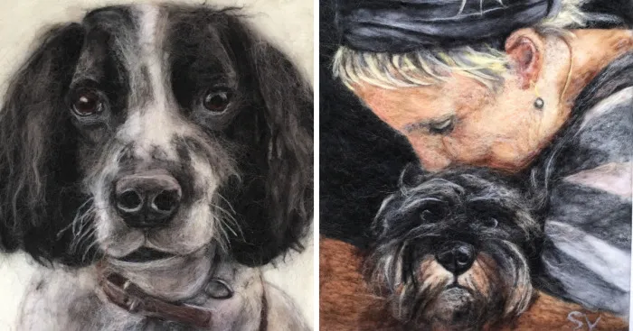 You Won't Believe What These Pet Portraits Are Made With!