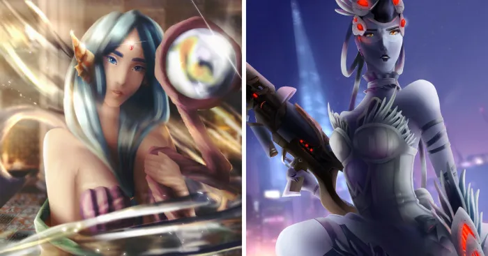 I Like To Draw Anime And Game Characters Into My Own Style