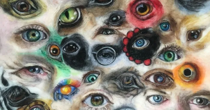 I "Painted" 100 Eyes In 100 Days With Wool