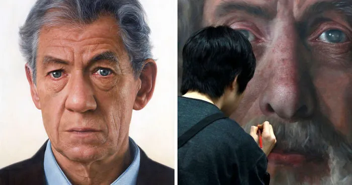 Giant Hyperrealistic Portraits By South Korean Artist Joongwon Jeong