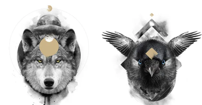 I Create Artful Poster Totems, To Connect With The Energy Of These Spirit Animals