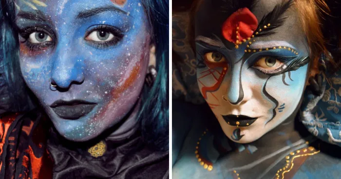 I'm A Self-Thought Artist Painting On Faces
