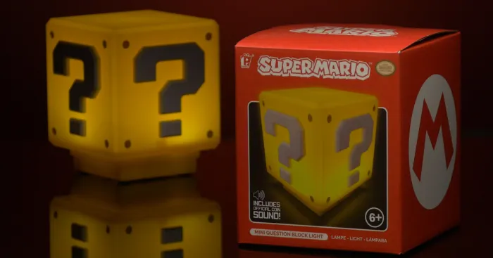 1-Up Your Game With The Super Mario Question Block Light
