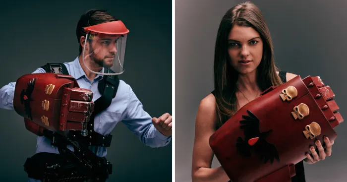 Crazy Geeks Make Video Game Weapon In Real Life