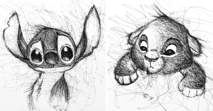 I Scribble My Favorite Cartoon Characters
