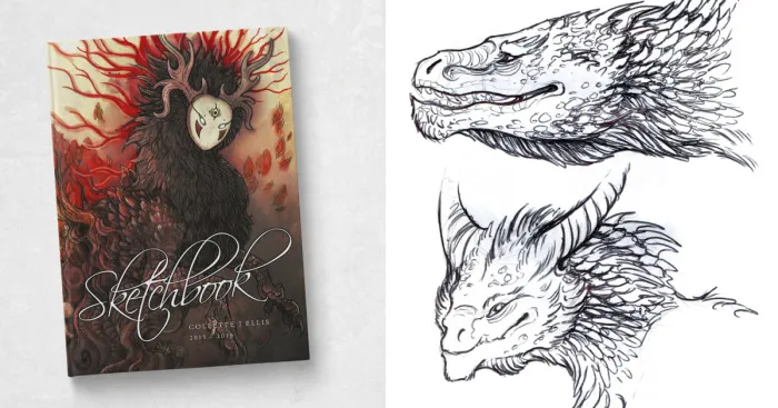 I've Created A Sketchbook Full Of Dragons And Mythical Creatures