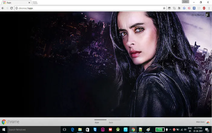 I Made This Google Chrome Theme Of Jessica Jones