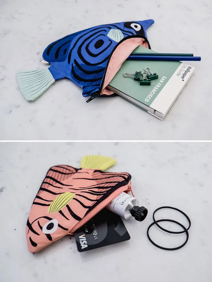 Monederos platax y pez mariposa