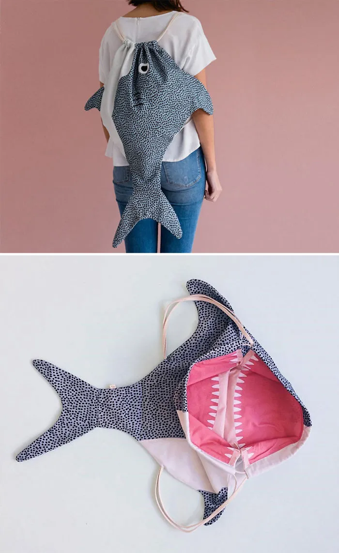 Mochila tiburón