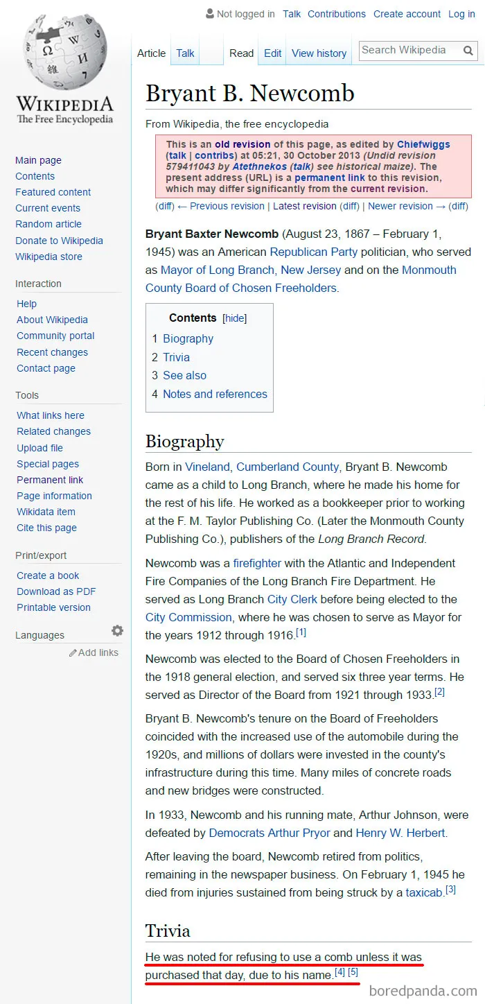 64 Of The Funniest Wikipedia Edits By Internet Vandals
