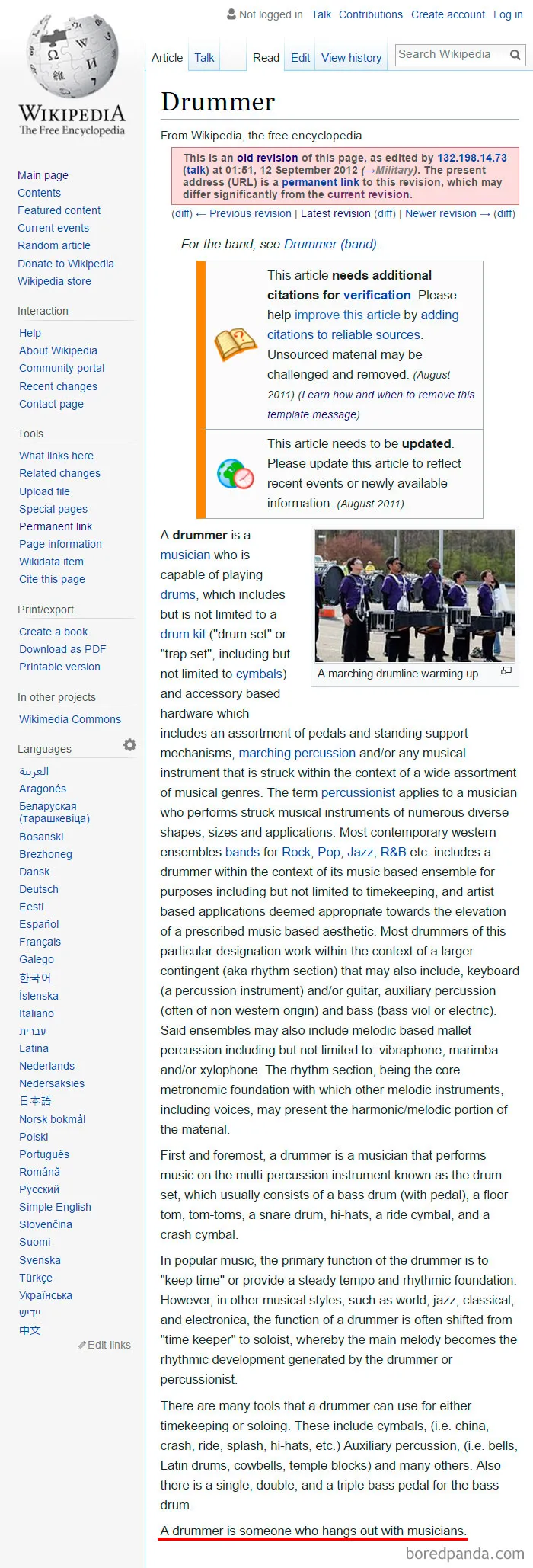 64 Of The Funniest Wikipedia Edits By Internet Vandals