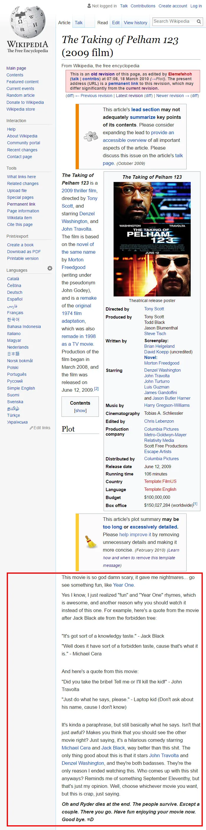 64 Of The Funniest Wikipedia Edits By Internet Vandals