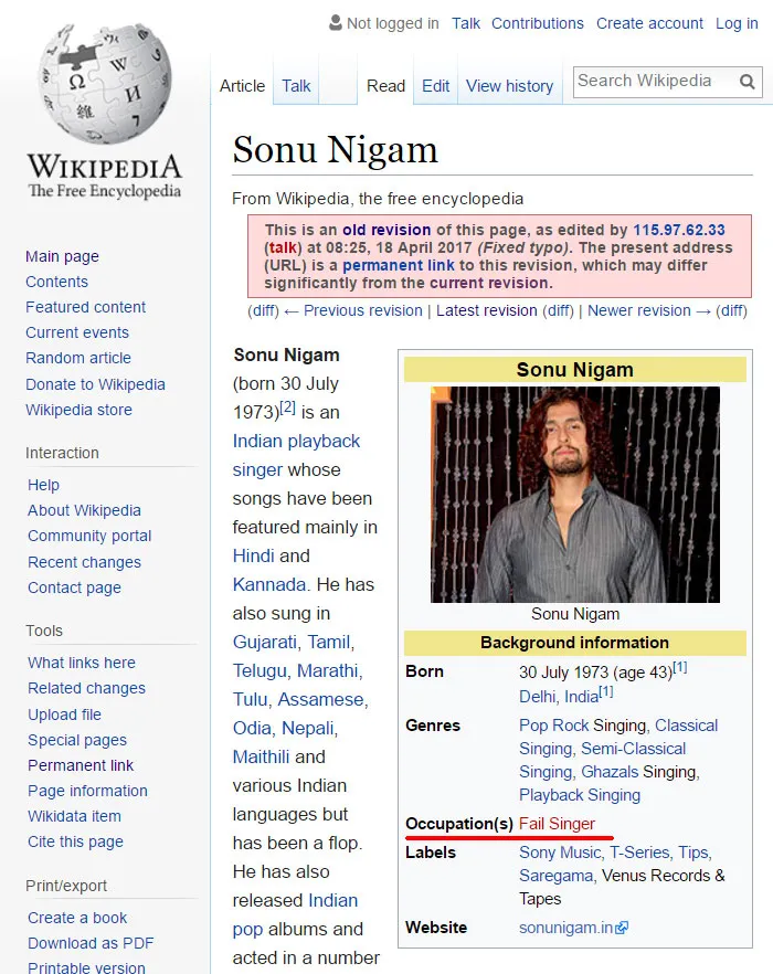 64 Of The Funniest Wikipedia Edits By Internet Vandals