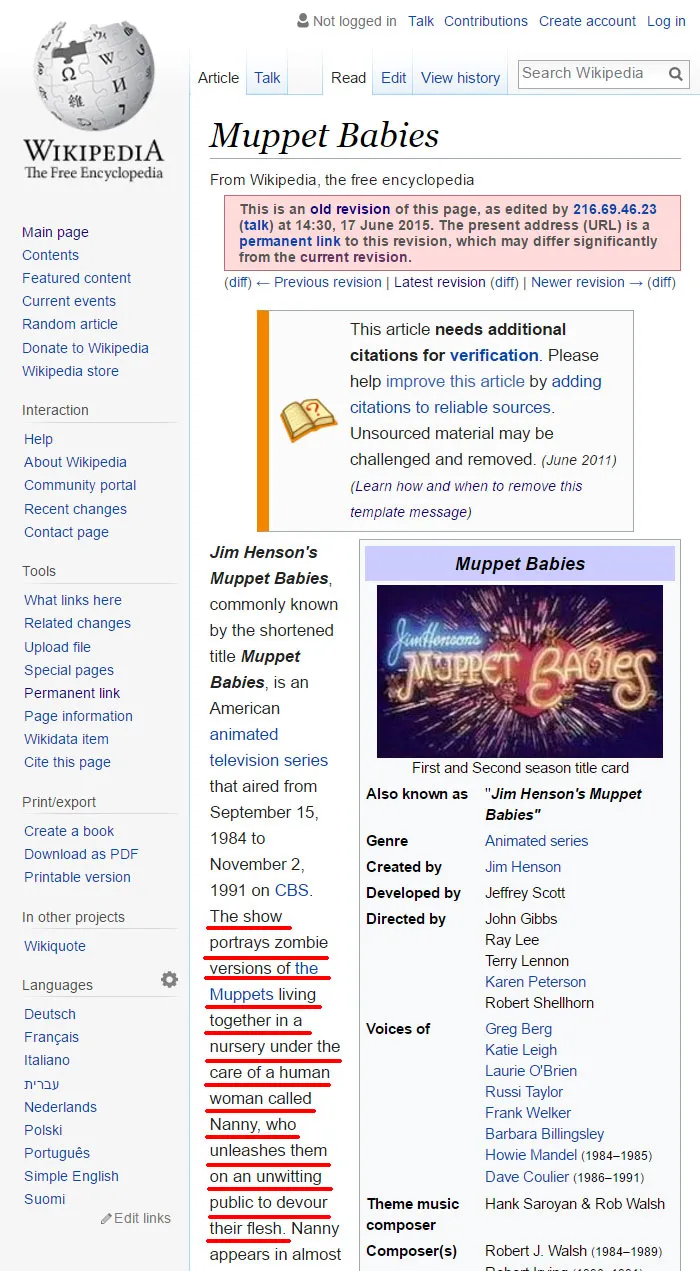 64 Of The Funniest Wikipedia Edits By Internet Vandals