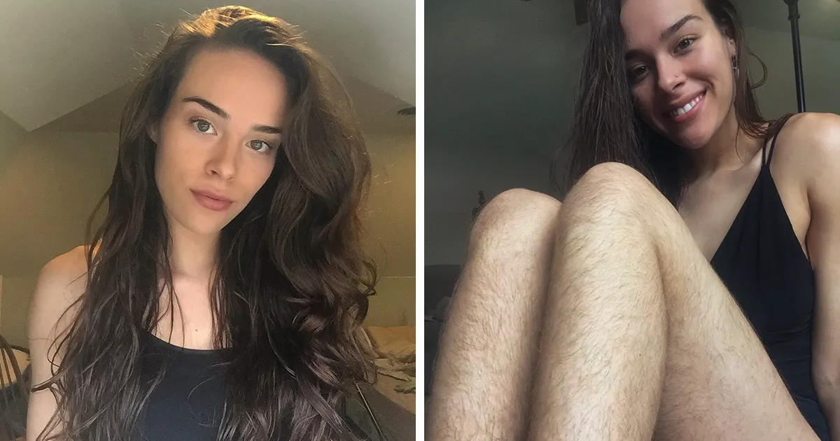 Esta bloguera de fitness muestra lo que pasa cuando no te depilas en 1 año, para promover la belleza natural