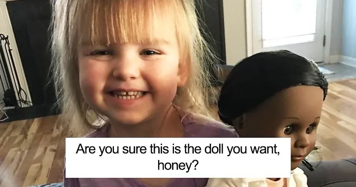 After Cashier Asks 2-Year-Old Girl If She Wants Doll That Looks 'More Like Her,' Toddler Brilliantly Shuts Her Down