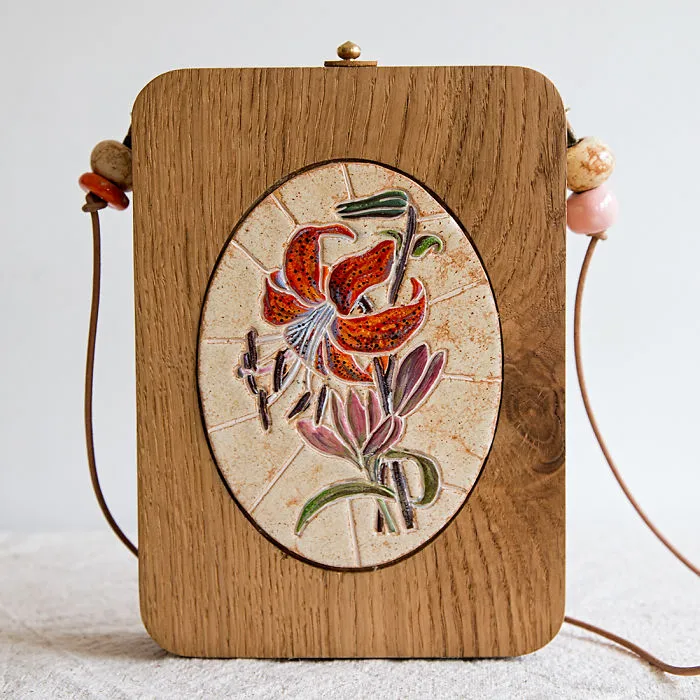 I'm Reconnecting With Nature By Creating Wood And Ceramic Mosaic Bags