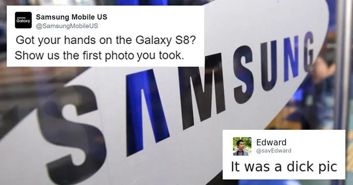 Samsung Just Destroyed A Guy's Dick Pic Joke With A Single Emoji