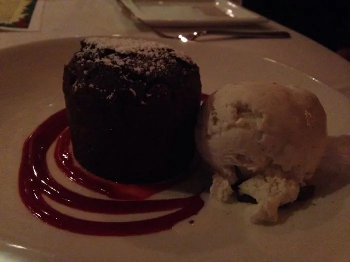 Roy's Chocolate Soufflé