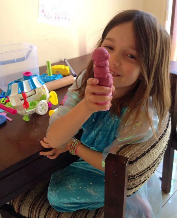 "Mira mamá, un helado"